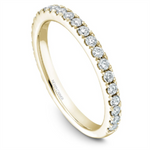 Load image into Gallery viewer, Lady's Yellow Gold Prong Set Diamonds Band
Diamond Shape: Round