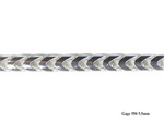 Load image into Gallery viewer, 8.5" 5.5mm Sterling Silver Franco Bracelet