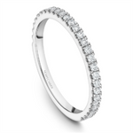 Load image into Gallery viewer, Lady's White Gold Prong Set Diamonds Band
Diamond Shape: Round