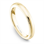 Load image into Gallery viewer, Lady's Yellow Gold Stepped Down Edges Band
Finish: Polished 
Top Wid