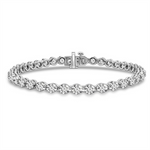 Load image into Gallery viewer, 10K Yellow Gold Lab Diamonds Tennis Bracelet
Total Diamonds: 9.5 ctt