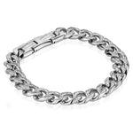 Load image into Gallery viewer, Stainless Steel with Cubic Zirconiums 
Length: 8" + 0.5"