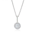 Load image into Gallery viewer, White Sterling Silver Circle Polished Pendant Necklace
PENDANT
Sto