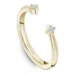 Load image into Gallery viewer, Lady's Yellow Gold Open Ended Diamonds Band
Diamond Shape: Round