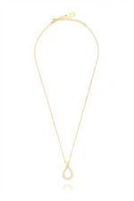 Load image into Gallery viewer, Yellow Sterling Silver Pear Polished Pendant Necklace
PENDANT
Ston