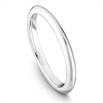 Load image into Gallery viewer, Lady's White Gold Bevel Band