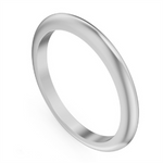 Load image into Gallery viewer, Lady's White Gold Knife-Edge Band