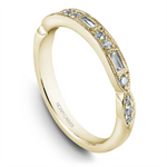 Load image into Gallery viewer, Lady's Yellow Gold Vintage Diamonds Band
Diamond Shape: Baguette, Round