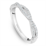 Load image into Gallery viewer, Lady's White Gold Prong Set Intertwined Diamonds Band
Diamond Shape: Round