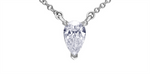 Load image into Gallery viewer, 14K White Gold Lab Diamond Pendant Necklace
PENDANT
Total Diamonds