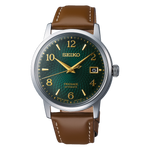 Load image into Gallery viewer, SEIKO Men's Stainless Steel Automatic Dress Watch with Green Dial
Col