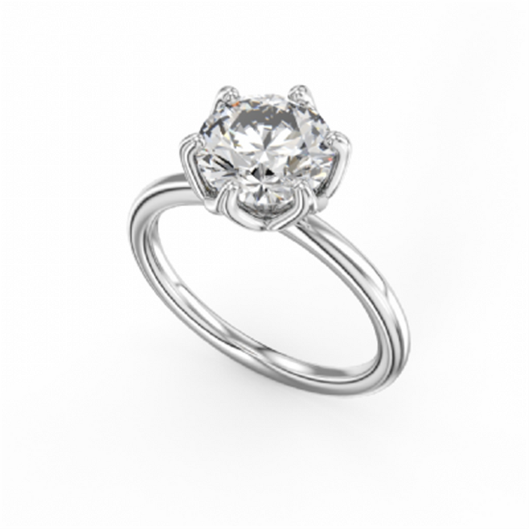 White Gold Solitaire Mount