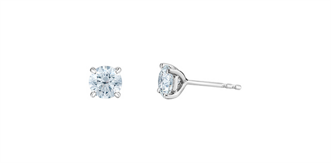 14K White Gold Round Lab Diamond Stud Earrings
Total Diamonds: 2.1ctt