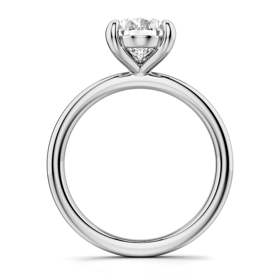 White Gold Solitaire Engagement Ring Mount
Fits Centre: 2.00ct Pear S