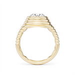 Load image into Gallery viewer, Yellow Gold Solitaire Diamond Engagement Ring Semi-Mount
Fits Centre: