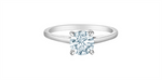 Load image into Gallery viewer, 14K White Gold Solitaire Round Lab Diamond Engagement Ring
Centre Sto

