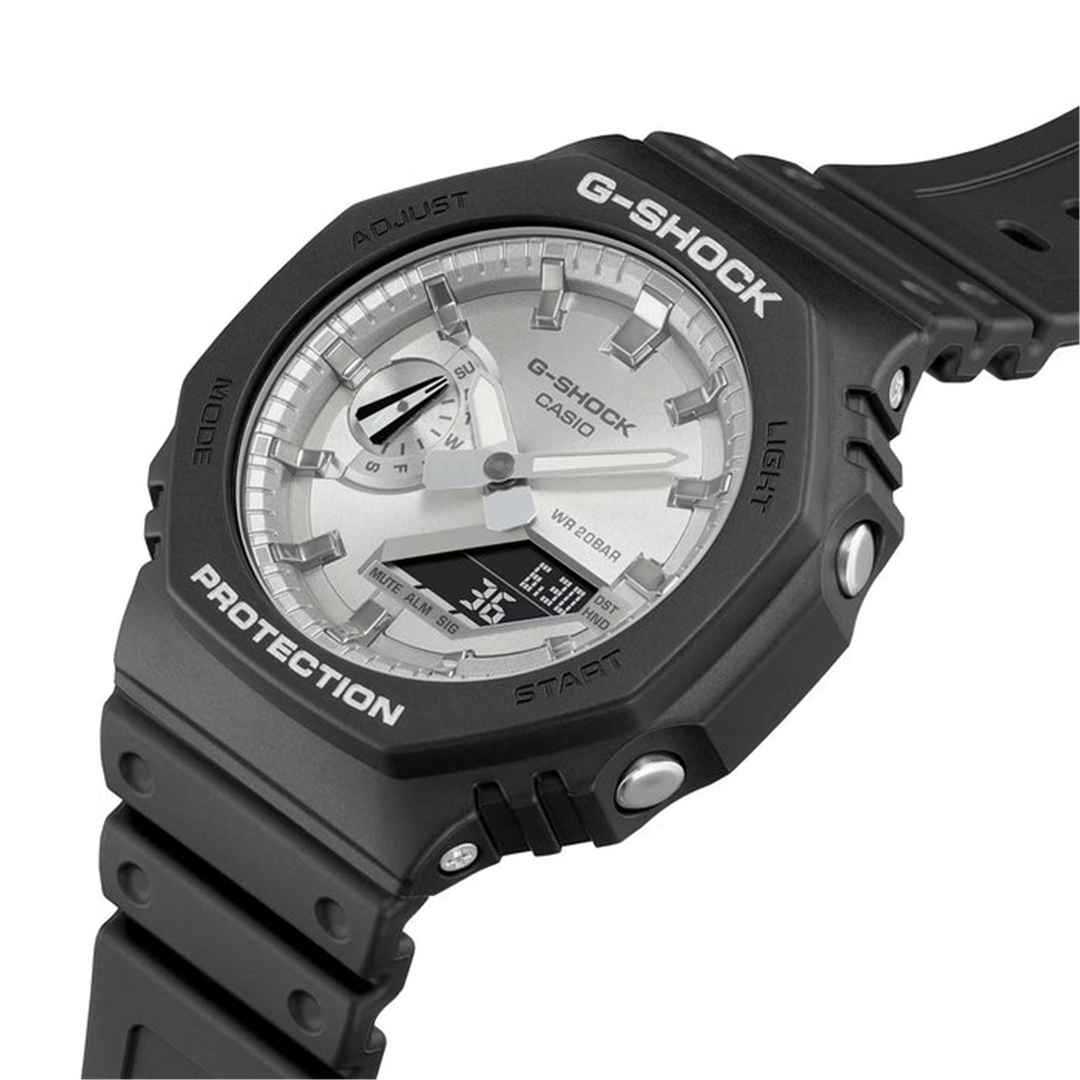 GSHOCK Unisex Carbon/Resin Analogue/Digital Sport Watch with Steel Dial