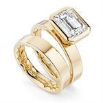 Load image into Gallery viewer, Yellow Gold Solitaire Diamond Engagement Ring Semi-Mount
Fits Centre:
