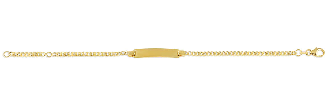 Kid's 10K Yellow Gold ID CUR