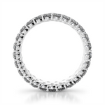 Load image into Gallery viewer, Lady&#39;s White Gold Prong Set Eternity Lab Diamonds Band
Diamond Shape: Round
