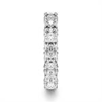 Load image into Gallery viewer, Lady&#39;s White Gold Prong Set Eternity Lab Diamonds Band
Diamond Shape: Oval
