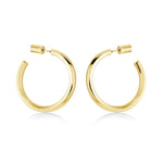 Load image into Gallery viewer, Gold Stainless Steel Hexagon Large Hoop Earrings
Dimensions: 30mm x 3
