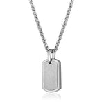 Load image into Gallery viewer, Multi-Finish Stainless Steel Dog Tag Necklace
