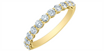 Load image into Gallery viewer, Lady&#39;s 14K Yellow Gold Prong Set Lab Diamonds Band
Diamond Shape: Round
