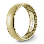 Load image into Gallery viewer, Men's Yellow Gold Domed Band with Polished Finish 
Top Width: 6.5 mm