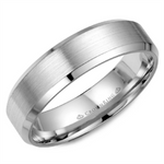 Load image into Gallery viewer, Men&#39;s Gold Bevel Band with Satin Finish
