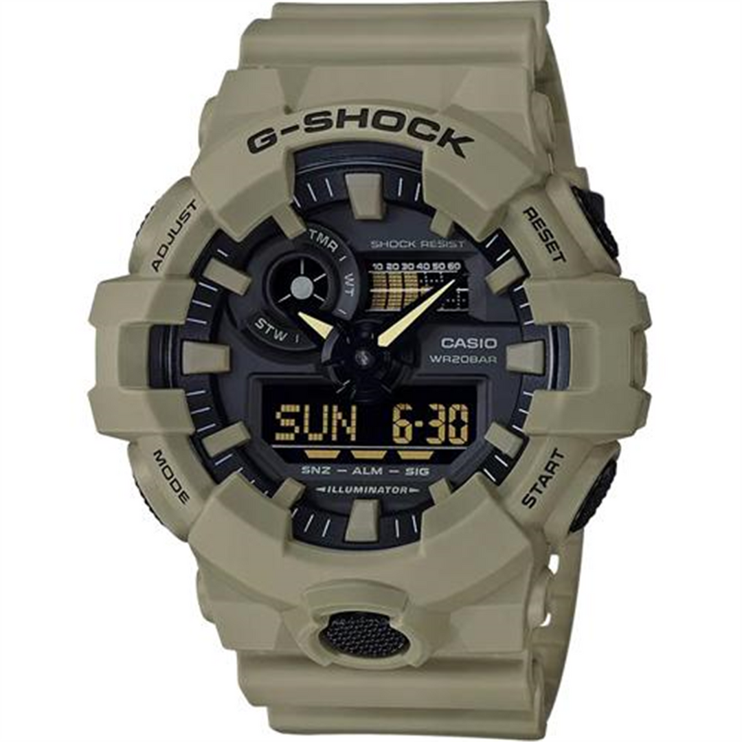 GSHOCK Men's Resin Analogue/Digital Sport Watch with Black Dial