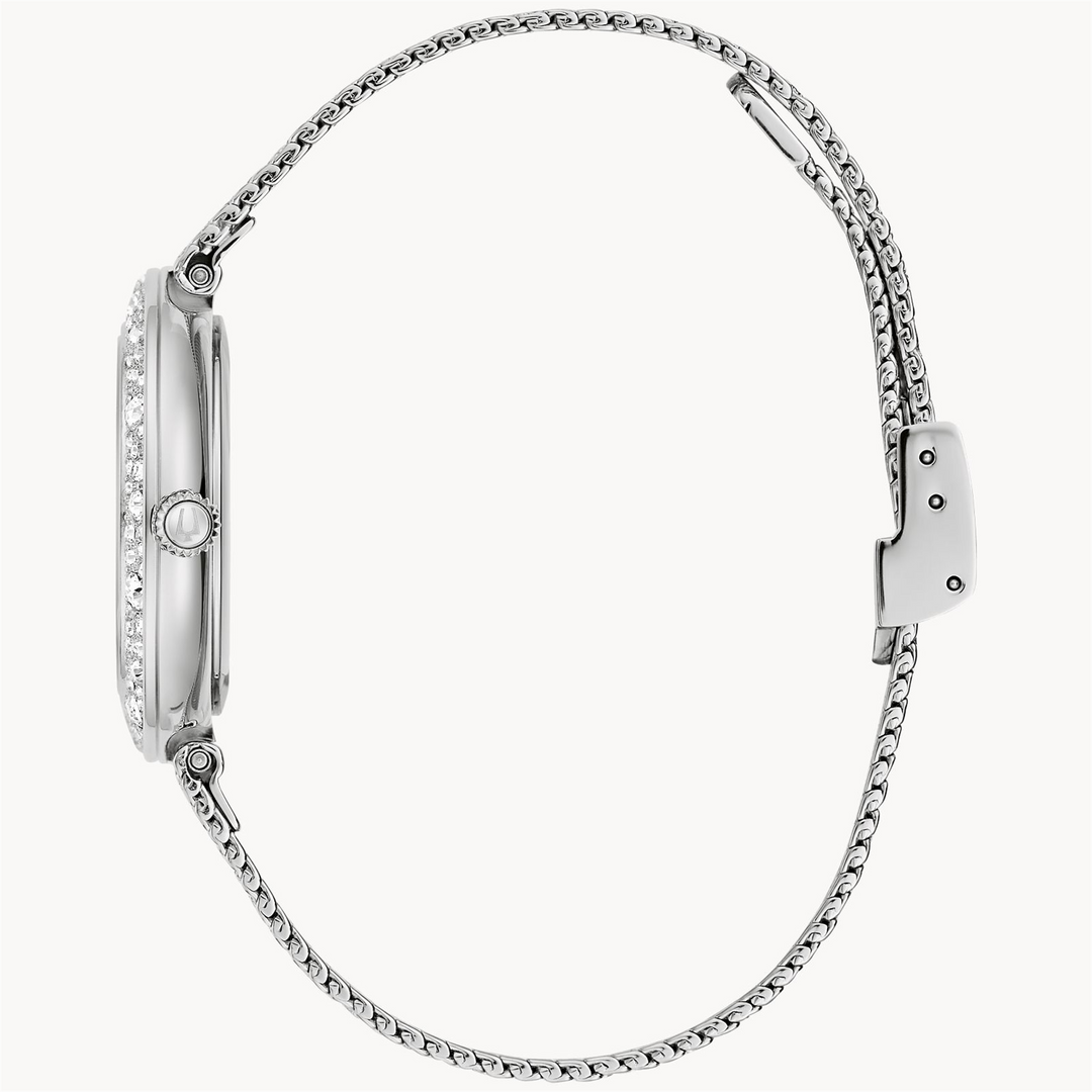 BULOVA Lady's Stainless Steel Quartz Dress Watch with Steel Dial
Coll