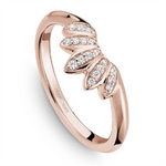 Load image into Gallery viewer, Lady&#39;s Rose Gold Tiara Diamonds Band
Diamond Shape: Round
