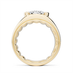 Load image into Gallery viewer, Yellow Gold Solitaire Diamond Engagement Ring Semi-Mount
Fits Centre: