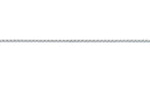 Load image into Gallery viewer, 10K White Gold Solid Wheat Chain 
Length: 20&quot;
Width: 1.4mm
Finish:
