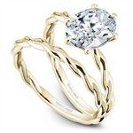 Load image into Gallery viewer, Yellow Gold Solitaire Mount
