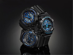 Load image into Gallery viewer, GSHOCK Men&#39;s Resin Analogue/Digital Sport Watch with Blue Camo Dial
