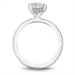 Load image into Gallery viewer, White Gold Side Stones Diamond Semi-Mount
