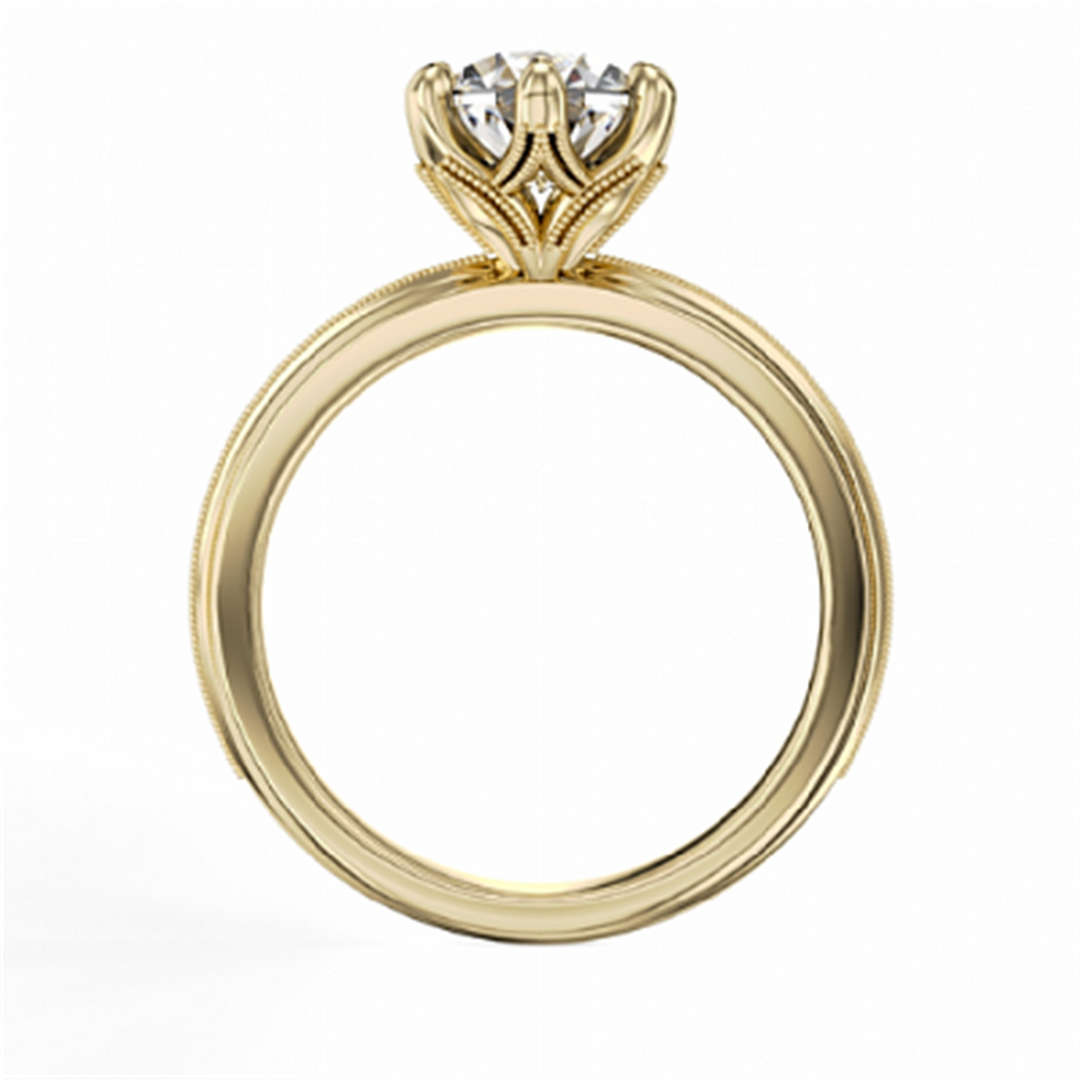 Yellow Gold Solitaire Mount