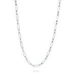 Load image into Gallery viewer, Stainless Steel Paperclip Chain 
Length: 18&quot;
Width: 4mm
Finish: Pol
