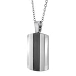 Load image into Gallery viewer, Multi-Finish Stainless Steel Dog Tag Necklace
