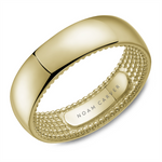 Load image into Gallery viewer, Men's Yellow Gold Domed Band with Polished Finish 
Top Width: 6.5 mm