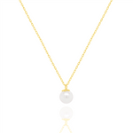Load image into Gallery viewer, 10K Yellow Gold Pearl Pendant Necklace

PENDANT
Primary Stone: Roun