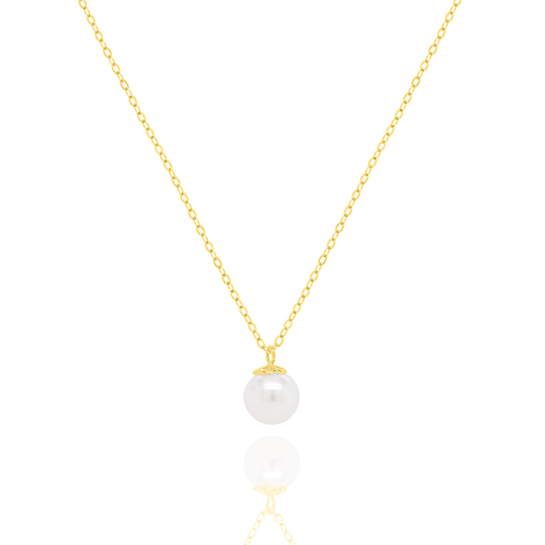 10K Yellow Gold Pearl Pendant Necklace

PENDANT
Primary Stone: Roun