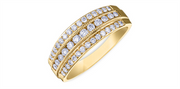 Lady's 10K Yellow Gold Vintage Diamonds Band
Diamond Shape: Round
To