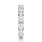Load image into Gallery viewer, Lady's White Gold Prong Set Eternity Diamonds Band
Diamond Shape: Eme