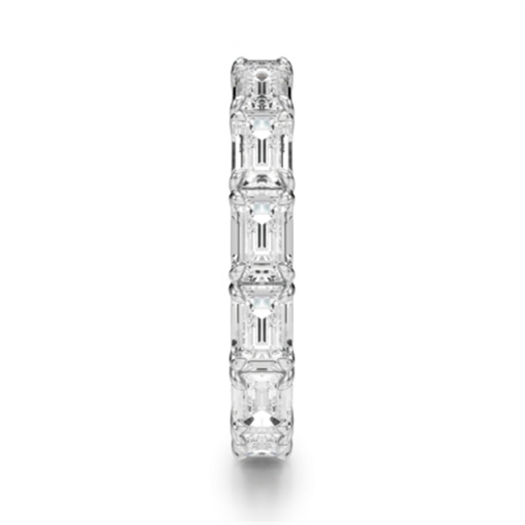 Lady's White Gold Prong Set Eternity Diamonds Band
Diamond Shape: Eme
