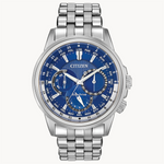 Load image into Gallery viewer, CITIZEN Men&#39;s Stainless Steel Eco-Drive Dress Watch with Blue Dial
