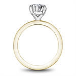 Load image into Gallery viewer, Yellow &amp; White Gold Solitaire Engagement Ring Mount
Fits Centre: 2.00