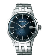 Load image into Gallery viewer, SEIKO Men&#39;s Stainless Steel Automatic Dress Watch with Blue Dial
